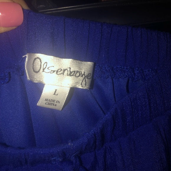 Royal Hi Low Skirt - Picture 3 of 3